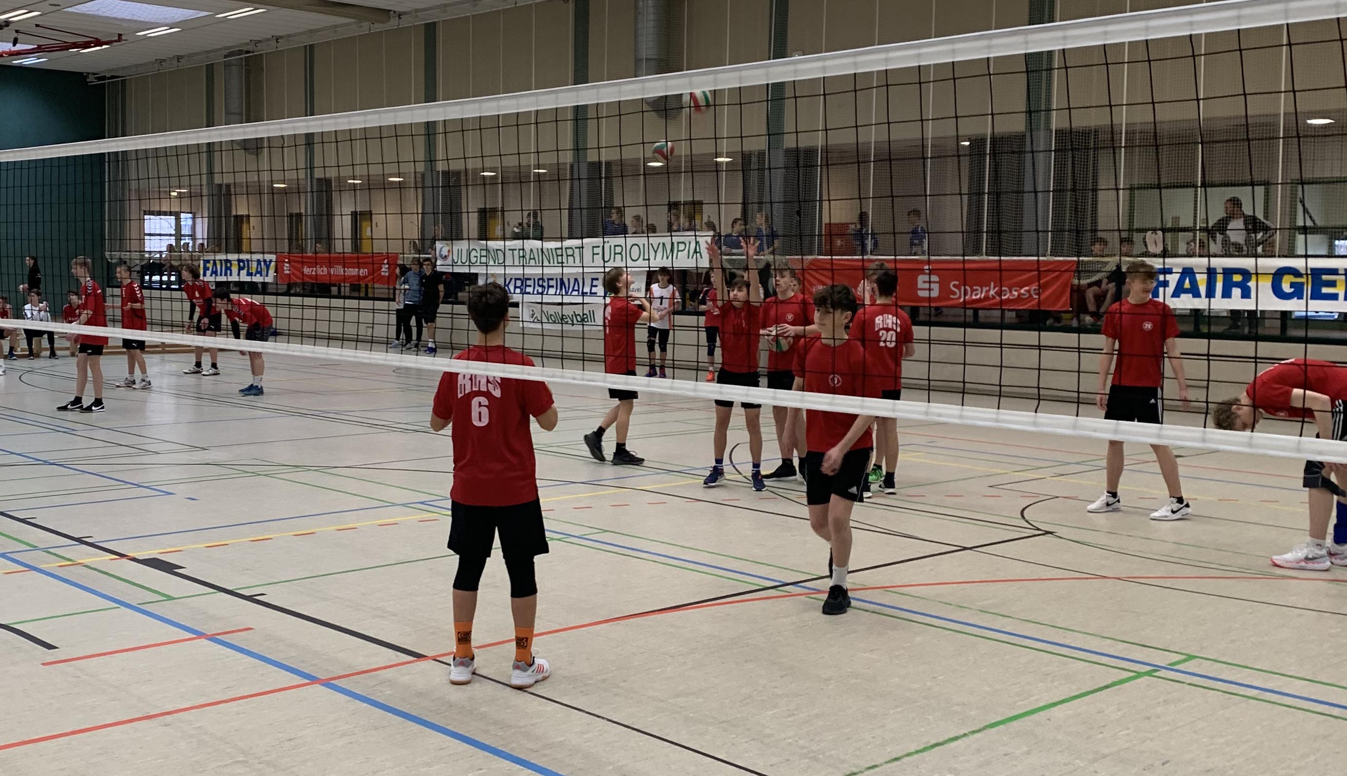 Jugend trainiert für Olympia Volleyball WK II in Velten Kreisfinale